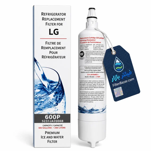 فیلتر یخچال ال جی مدل LT600P