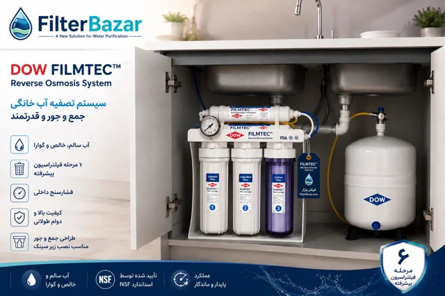 دستگاه تصفیه آب 6 مرحله فیلمتک (FILMTEC)
