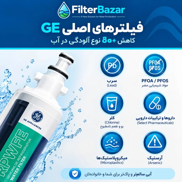 فیلتر یخچال جنرال الکتریک مدل RPWFE