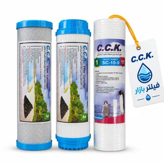 پک فیلتر سه مرحله‌ای دستگاه تصفیه CCK
