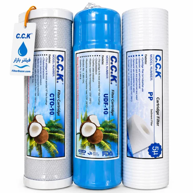 پک فیلتر سه مرحله‌ای دستگاه تصفیه آب مدل  CCK RO 889