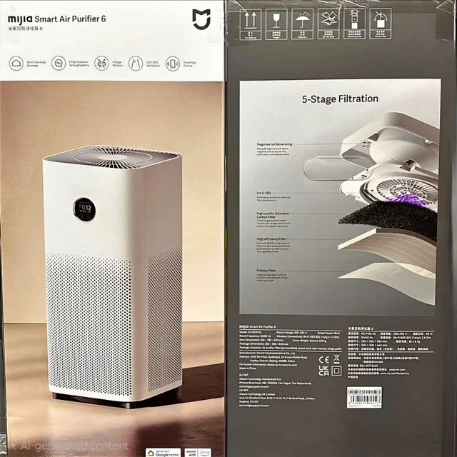 دستگاه تصفیه هوا شیائومی میجیا مدل Mijia Smart Air Purifier 6