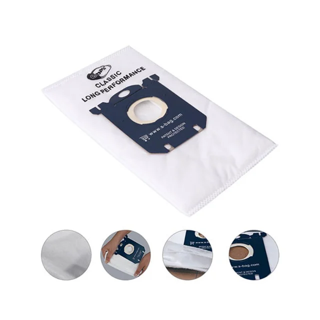 پاکت جاروبرقی S-bag مدل Classic Long Performance بسته 4 عددی مناسب فیلیپس، الکترولوکس و AEG