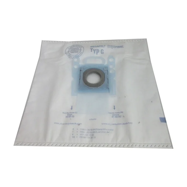پاکت جاروبرقی زیمنس MEGAfilt SuperTEX مدل Type G بسته 5 عددی (Siemens)